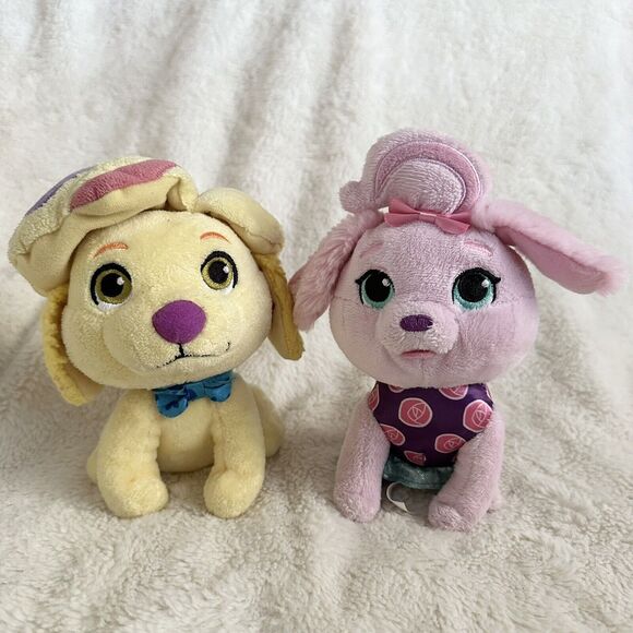 Fisher Price Nickelodeon Sunny Day Lot Of 2 Rosie Doodle Puppy Dog Plush Viacom - Picture 1 of 5